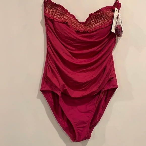 NWT Bleu Rod Beattie Smock One Piece Swimsuit - Picture 4 of 7